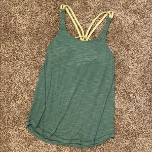 Lululemon open back tank size 4
